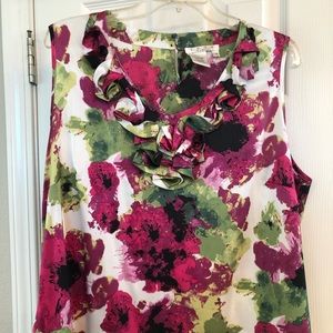 Gorgeous Como Woman Sleeveless Top (1X)